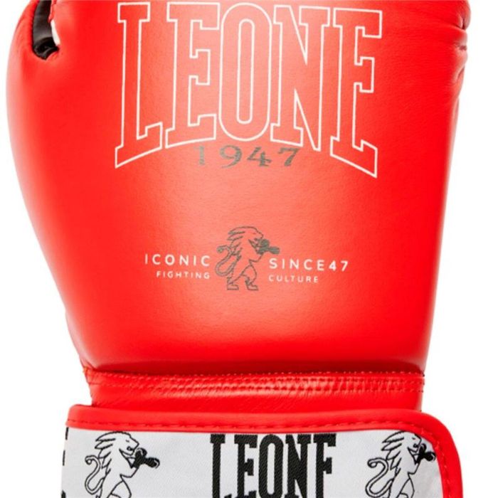 Guante de boxeo Leone 1947 GN208-03 Rojo 4