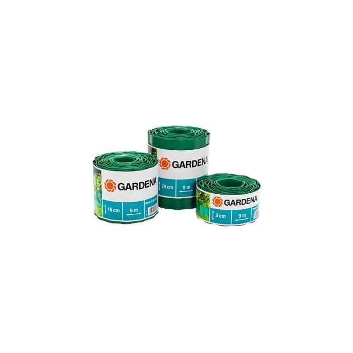 GARDENA Raseneinfassung verde, Rollo 20 cm alto, 9 m largo