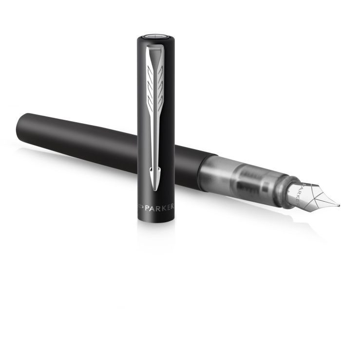 Parker Vector XL Pluma Estilográfica - Negro, Sistema de Carga por Cartucho, 1 Pieza, 2159744 2 Parker Vector XL Pluma Estilográfica - Negro, Sistema de Carga por Cartucho, 1 Pieza, 2159744 2