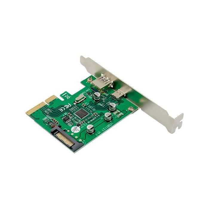 MicroConnect Tarjeta PCI Express USB 3.1 Tipo C + A para PC 3