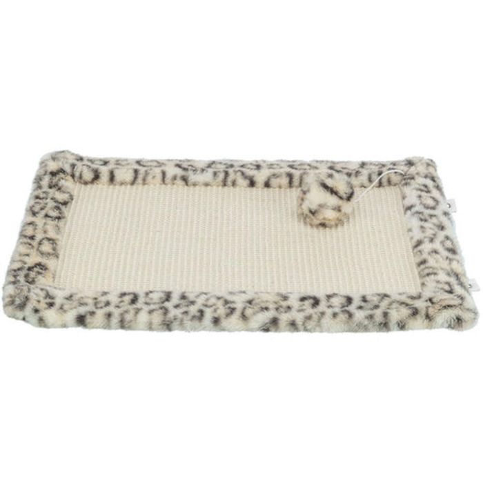 Rascador para Gatos Trixie Leo Crema Poliéster Sisal EVA 55 x 35 cm Alfombra 5