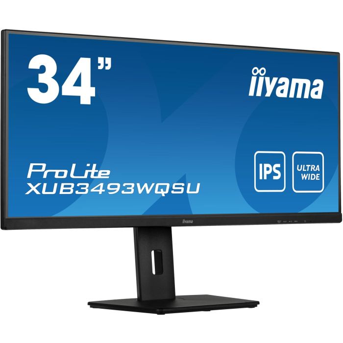 iiyama Monitor 34'' (86.4cm) UWQHD (3440x1440) IPS 21:9 4ms HDMI DisplayPort USB 3.0 Altura Ajustable Altavoces