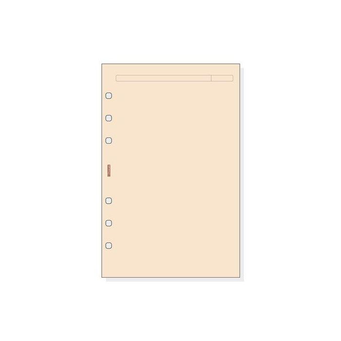 Recambio Agenda Finocam R543 Open 500 117X181 Liso Color Crema 50H
