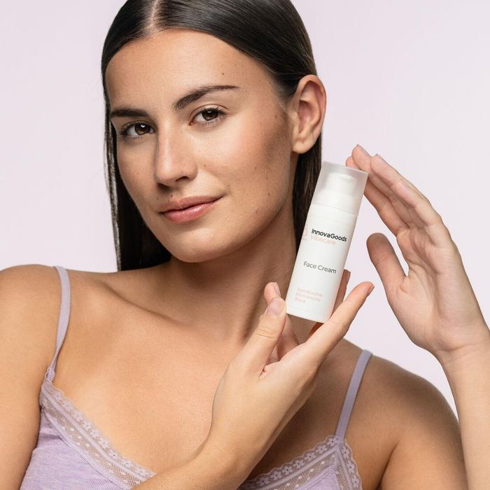 Crema Facial Hidratante Kombucha Vibecare InnovaGoods 50 ml 7 Crema Facial Hidratante Kombucha Vibecare InnovaGoods 50 ml 7