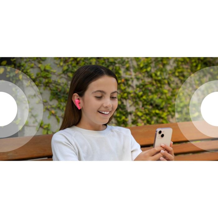 Auriculares con Micrófono Belkin PAC003BTPK Rosa 7 Auriculares con Micrófono Belkin PAC003BTPK Rosa 7
