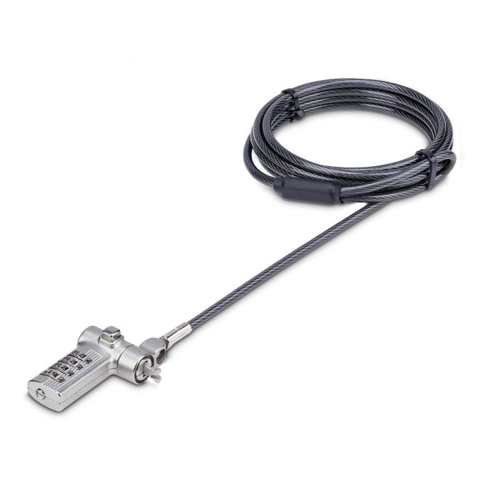 Cable USB Startech UNIVC4D-LAPTOP-LOCK Negro/Gris 2 m 1