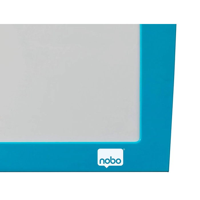 Pizarra Blanca Magnetica Nobo 430X585 Mm + Rotulador + Imanes + Borrador Marco Fucsia 3