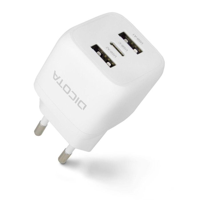 Cargador de Pared Dicota D32069 Blanco 32 W 4 Cargador de Pared Dicota D32069 Blanco 32 W 4