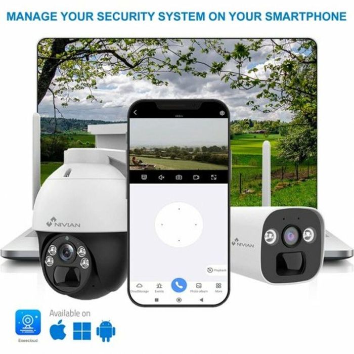 Videocámara de Vigilancia Nivian 360º 4G(SIM) 1 Videocámara de Vigilancia Nivian 360º 4G(SIM) 1