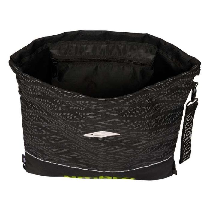 Bolsa Mochila con Cuerdas Umbro Lima Negro 35 x 40 x 1 cm 2 Bolsa Mochila con Cuerdas Umbro Lima Negro 35 x 40 x 1 cm 2