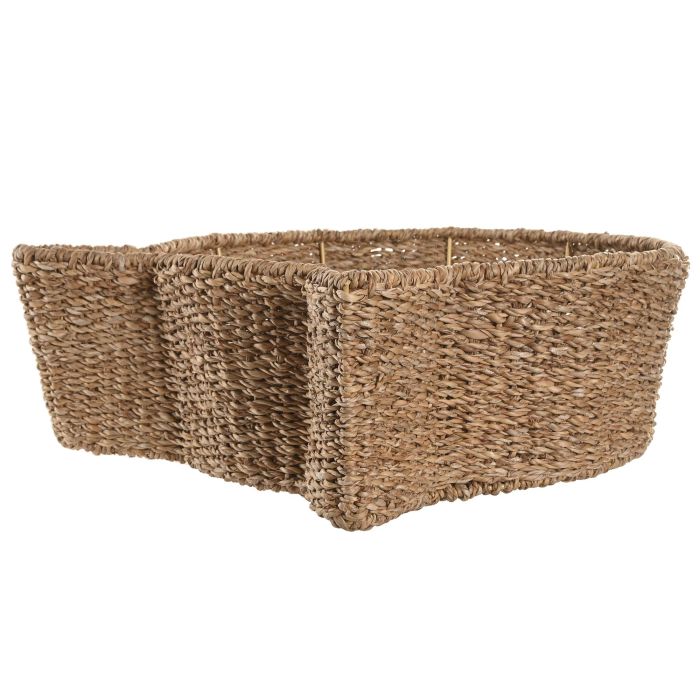 Cama para mascota Home ESPRIT Blanco Natural Fibra natural 55 X 45 X 18 CM 2 Cama para mascota Home ESPRIT Blanco Natural Fibra natural 55 X 45 X 18 CM 2