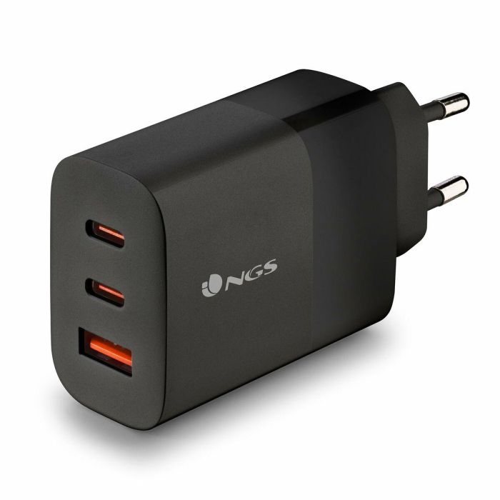 Cargador de Pared GaN NGS Bud 65W/ 2xUSB Tipo-C/ 1xUSB/ 65W 9 Cargador de Pared GaN NGS Bud 65W/ 2xUSB Tipo-C/ 1xUSB/ 65W 9