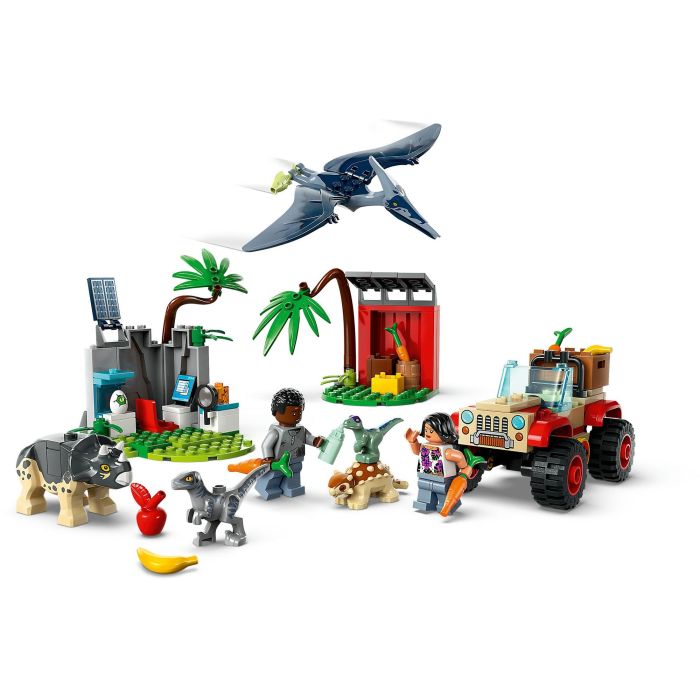 LEGO 76963 Jurassic World Centro de Rescate de Bebés Dinosaurios, Juguete con Figuras de Triceratops y Velociraptor 3 LEGO 76963 Jurassic World Centro de Rescate de Bebés Dinosaurios, Juguete con Figuras de Triceratops y Velociraptor 3