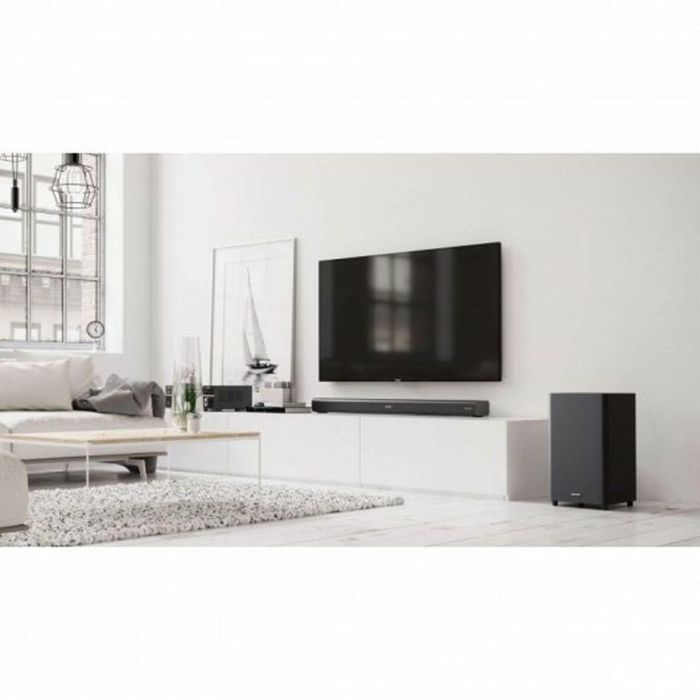 Sharp HT-SBW460 Barra de sonido 3.1 canales con Dolby Atmos, Sonido Envolvente Virtual 3D y Bluetooth 4.2 - Gris 7 Sharp HT-SBW460 Barra de sonido 3.1 canales con Dolby Atmos, Sonido Envolvente Virtual 3D y Bluetooth 4.2 - Gris 7