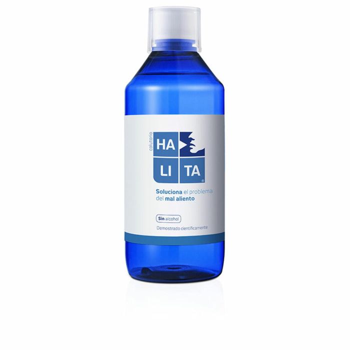 Halita Colutorio Enjuague Bucal Avanzado para Combatir el Mal Aliento y la Halitosis | Elimina Bacterias Bucales | Frescura Duradera | 500 ml