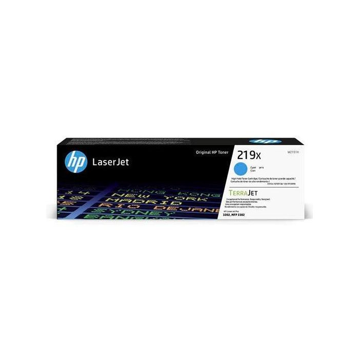 Hp Toner Cian Laserjet Pro 3202 Printer, Hp Laserjet Mfp 3302 Printer - 219X Hp Toner Cian Laserjet Pro 3202 Printer, Hp Laserjet Mfp 3302 Printer - 219X