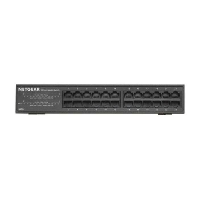 NETGEAR GS324v2 RM Switch Gigabit Ethernet No Administrado 24 Puertos Montaje en Rack Montaje Pared 1 NETGEAR GS324v2 RM Switch Gigabit Ethernet No Administrado 24 Puertos Montaje en Rack Montaje Pared 1