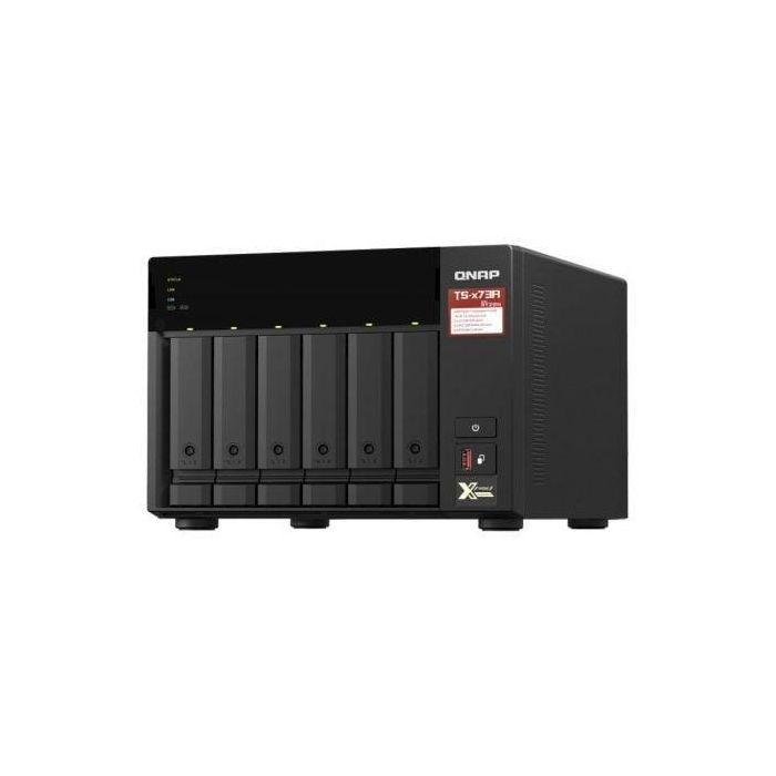 QNAP TS-673A-8G NAS Servidor Almacenamiento 6 Bahías 3.5/2.5" + 2x M.2 NVMe, AMD Ryzen V1500B 4 Núcleos, 8GB DDR4, 2 Puertos 2.5GbE, Torre 1 QNAP TS-673A-8G NAS Servidor Almacenamiento 6 Bahías 3.5/2.5" + 2x M.2 NVMe, AMD Ryzen V1500B 4 Núcleos, 8GB DDR4, 2 Puertos 2.5GbE, Torre 1