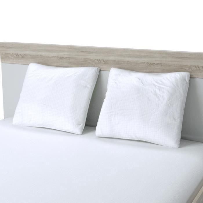 DODO Juego de 2 almohadas Total Protect 65x65 cm blanco 3 DODO Juego de 2 almohadas Total Protect 65x65 cm blanco 3