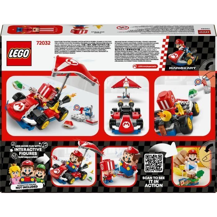 LEGO 72032 Super Mario: Mario Kart - Kart estándar Coche de juguete para niños de 7 años en adelante 5