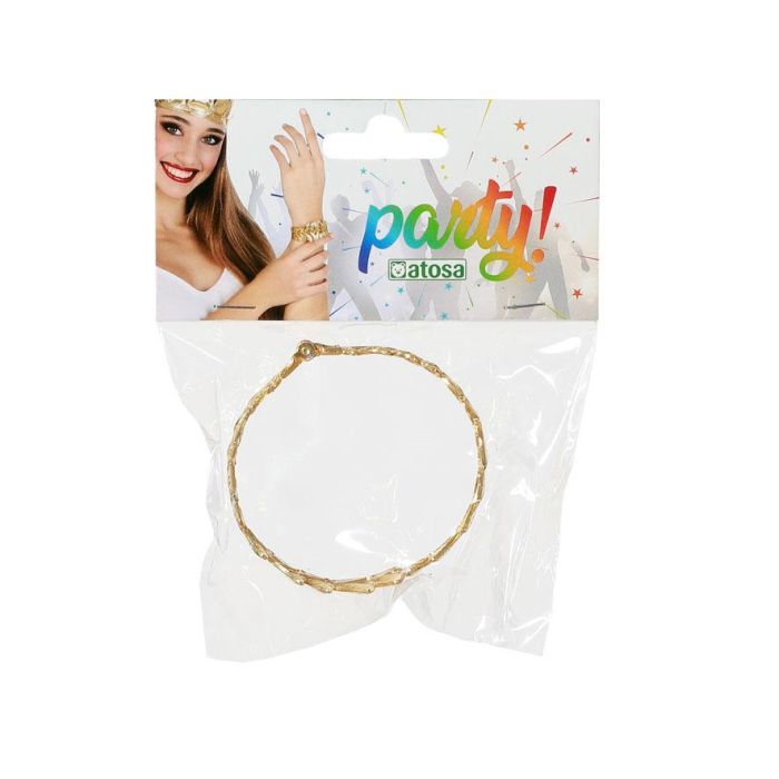 Pulsera Dorada Carnaval Mujer Adulto 1