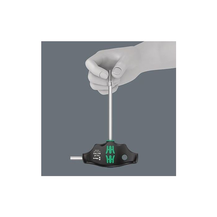 Wera 454/5 HF SHK Set 1 Juego de Destornilladores con Mango en T Hex-Plus 5 Piezas 3