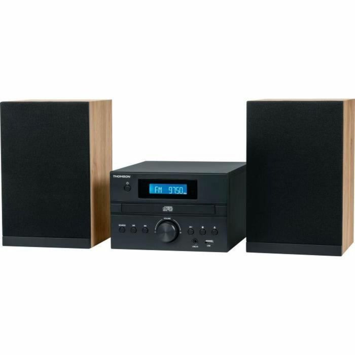 Thomson THO3499550389999 Microcadena Bluetooth, Radio CD MP3 USB DAB, Madera y Negro 4 Thomson THO3499550389999 Microcadena Bluetooth, Radio CD MP3 USB DAB, Madera y Negro 4