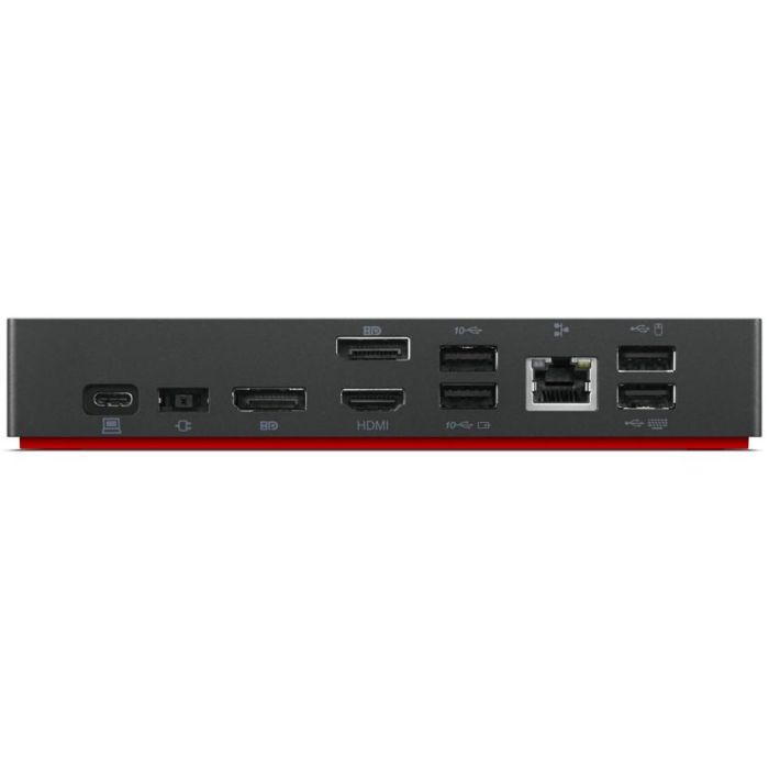 Lenovo DOCK ThinkPad Universal USB-C Dock 90W - Estación base 4K Ultra HD para 3 monitores 2