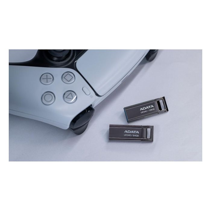 ADATA USB 3.2 Ur340 64GB Metal Negro AROY-UR340-64GBK - Pendrive, Lápiz USB, Hasta 100MB/s Lectura ADATA USB 3.2 Ur340 64GB Metal Negro AROY-UR340-64GBK - Pendrive, Lápiz USB, Hasta 100MB/s Lectura