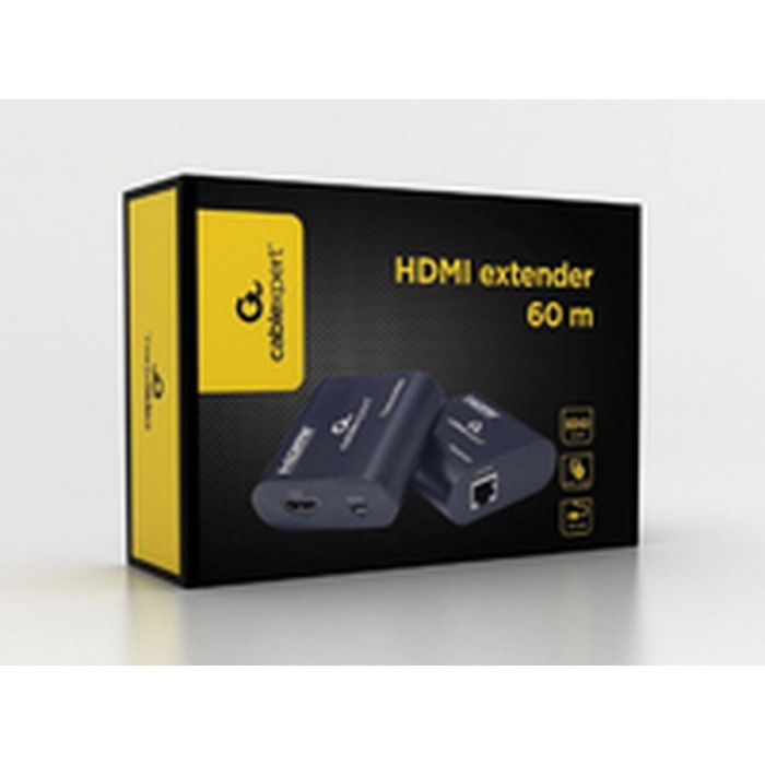 GEMBIRD DEX-HDMI-03 Extensor Audio/Video Negro 1920 x 1080 Pixeles 60 m 2