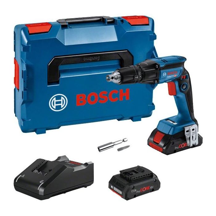 Bosch GTB 18V-45 (2xPC4.0Ah. GAL 18V-40) Destornillador Eléctrico 18V 4500 RPM 32 Nm con Baterías y Cargador