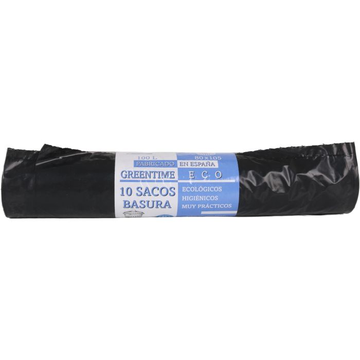 10 Sacos de Basura Greentime Eco 80x105 cm, 100L (25 Unidades) 1 10 Sacos de Basura Greentime Eco 80x105 cm, 100L (25 Unidades) 1