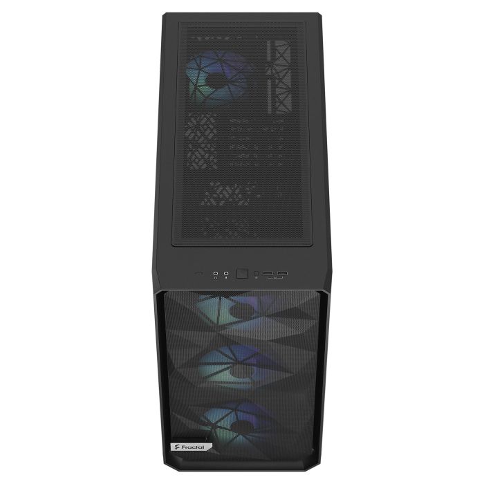 Fractal Design Meshify 2 Lite RGB Black Window Caja de PC ATX con Ventana Lateral y Iluminación Multicolor 5