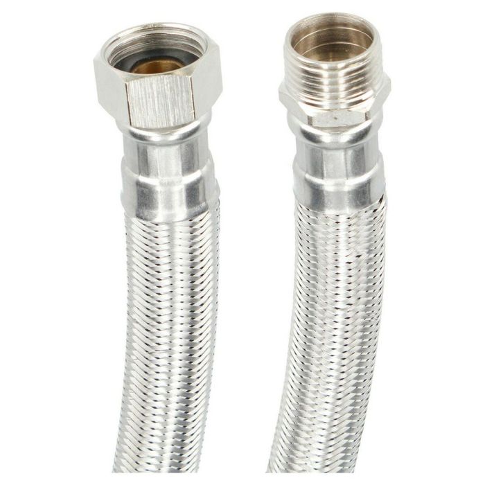 Latiguillo Fontastock acero inoxidable AISI 304 EPDM Macho 1/2"- Hembra 1/2" 30 cm Latiguillo Fontastock acero inoxidable AISI 304 EPDM Macho 1/2"- Hembra 1/2" 30 cm