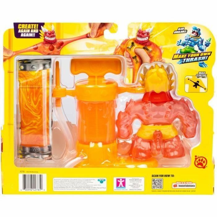 Heroes Of Goo Jit Zu HER0630996427859 Figura Hero Creator Blazagon 11cm - Kit de creación de texturas personalizadas 4