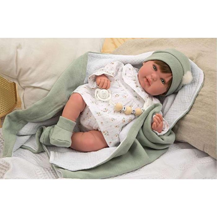 Muñeca reborn arias 45 cm paulina c/manta 2 Muñeca reborn arias 45 cm paulina c/manta 2