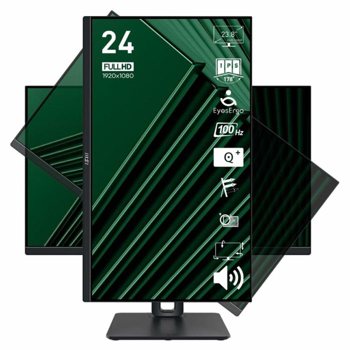 Msi MP245Pg Monitor Gaming 23.8" Full HD (1920x1080) IPS 100Hz 1ms, DisplayPort/HDMI/VGA, Altavoces, Anti-reflejo 14