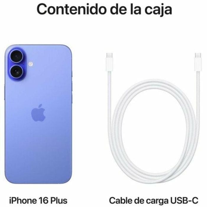 Smartphone Apple iPhone 16 Plus 6,7" 128 GB Azul 1 Smartphone Apple iPhone 16 Plus 6,7" 128 GB Azul 1