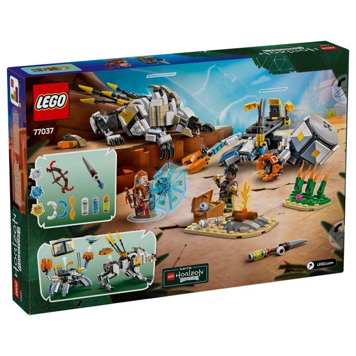 Lego Horizon Adventures 77037 Aloy y Varl contra Testudien y Sawtooth - Juego de Construcción para Niños y Niñas a Partir de 9 Años