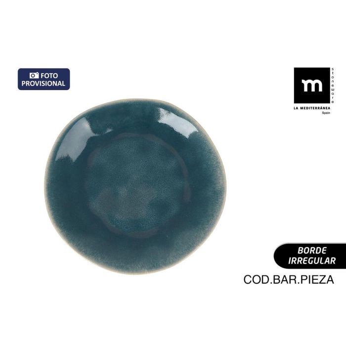 Plato Llano La Mediterránea Ocean blue (12 Unidades) 5 Plato Llano La Mediterránea Ocean blue (12 Unidades) 5