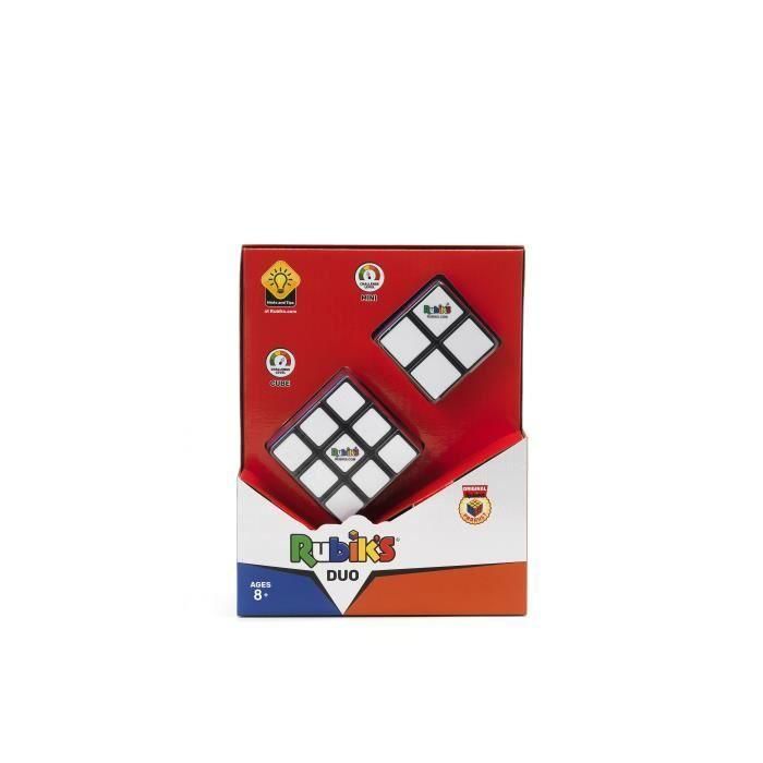 CAJA DÚO CUBO RUBIK'S 3x3 + 2x2 1 CAJA DÚO CUBO RUBIK'S 3x3 + 2x2 1