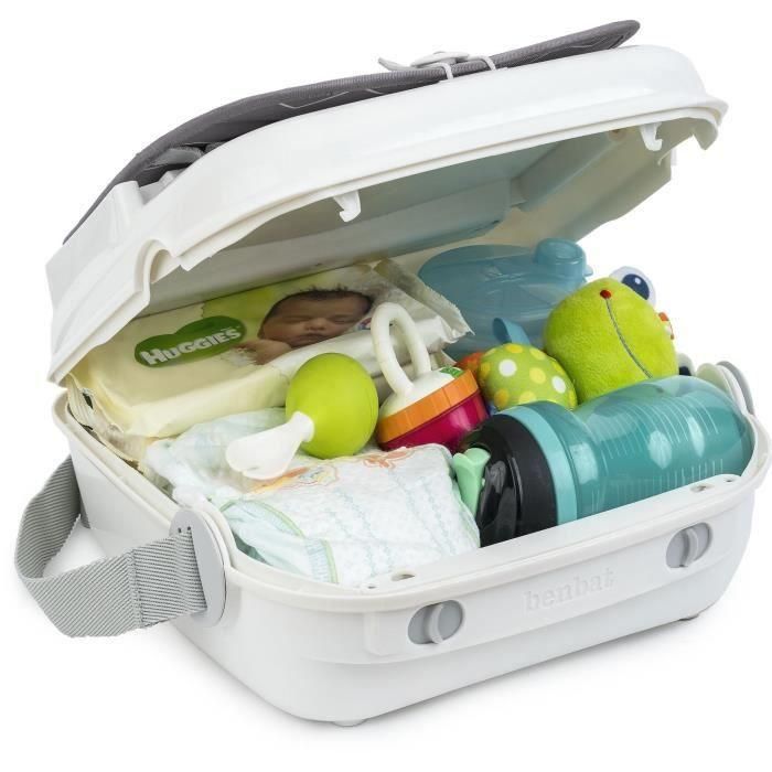 Benbat YummiGo2 Asiento elevador portátil 3 en 1 con almacenamiento y barras resistentes para bebé y niño Benbat YummiGo2 Asiento elevador portátil 3 en 1 con almacenamiento y barras resistentes para bebé y niño