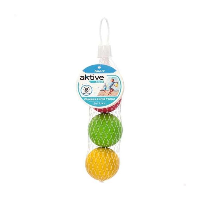 Pelotas de goma maciza para palas de playa 47 mm