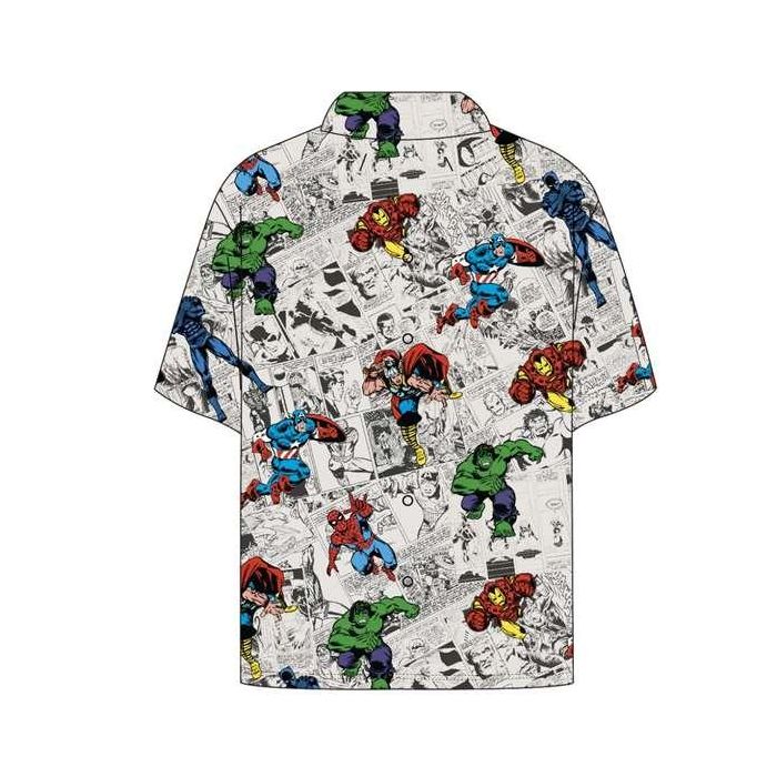 Camisa Marvel Gris claro 3 Años 2 Camisa Marvel Gris claro 3 Años 2