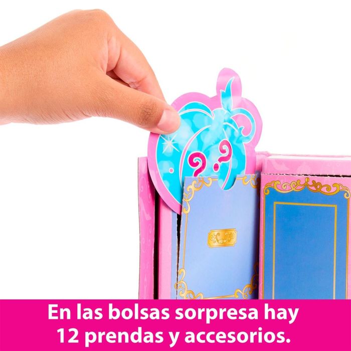Mattel Disney Princess Cenicienta Royal Fashion Reveal Muñeca con Múltiples Conjuntos y Accesorios para Combinar 6