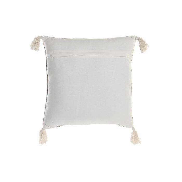 DKD Home Decor Cojín Decorativo Árabe Fez Azul Beige de Poliéster 45x45 cm con 10 cm de Profundidad, con Flecos, Hecho a Mano 2 DKD Home Decor Cojín Decorativo Árabe Fez Azul Beige de Poliéster 45x45 cm con 10 cm de Profundidad, con Flecos, Hecho a Mano 2