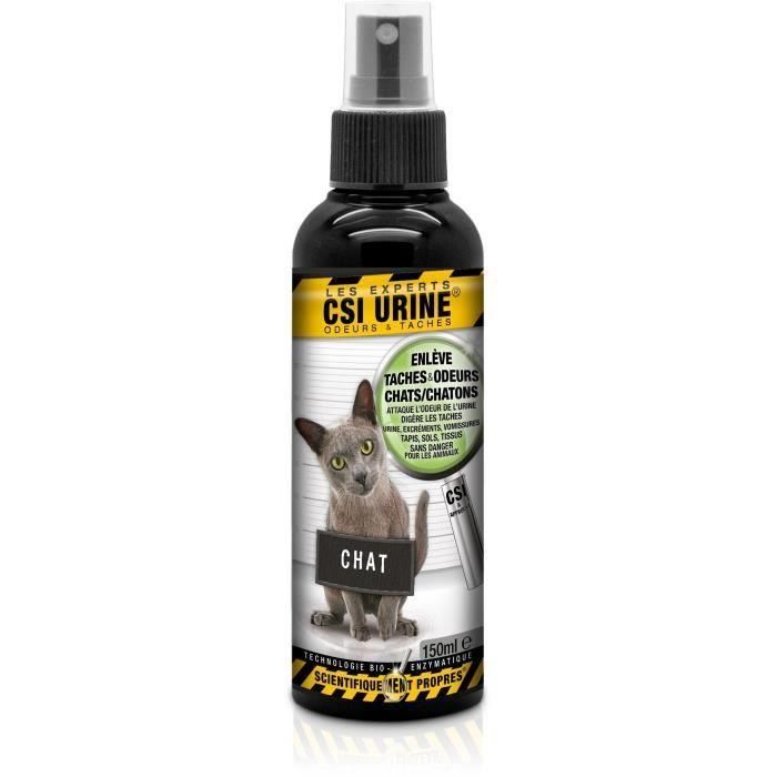 Spray - CSI URINE - Gato/Gatito 150ML - Elimina olores, control de olores, microorganismos y enzimas naturales Spray - CSI URINE - Gato/Gatito 150ML - Elimina olores, control de olores, microorganismos y enzimas naturales