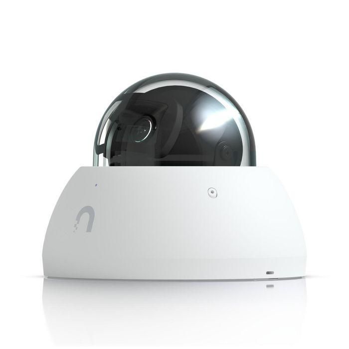Ubiquiti Cámara Domo 4K (3840x2160) 8MP PoE Resistente al Vandalismo IP66 IK10 con IA, Visión Nocturna IR Larga Distancia 5