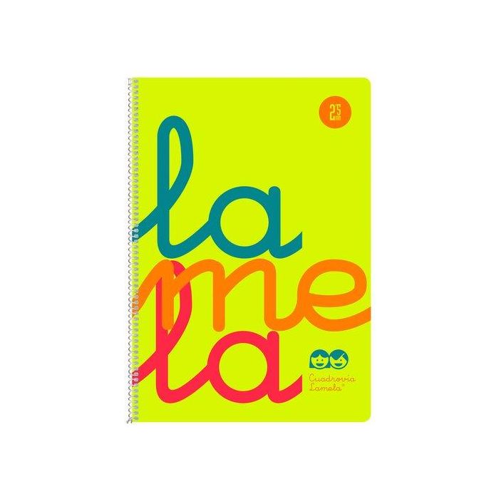 Lamela Bloc Tapa Polipropileno 4º 80H Cuadrovia 5 Mm Amarillo 5 unidades