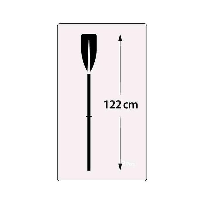 Remos franceses de plástico 122 cm 6 Remos franceses de plástico 122 cm 6
